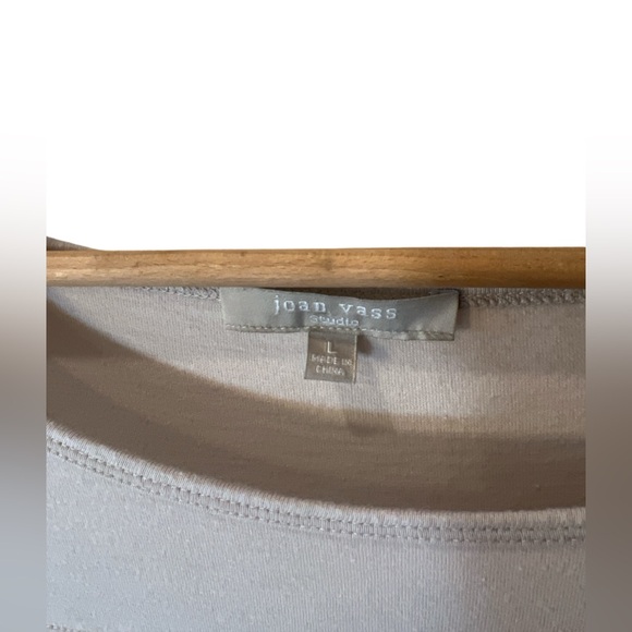 Joan Vass Striped Long Sleeve Top - Picture 4 of 6